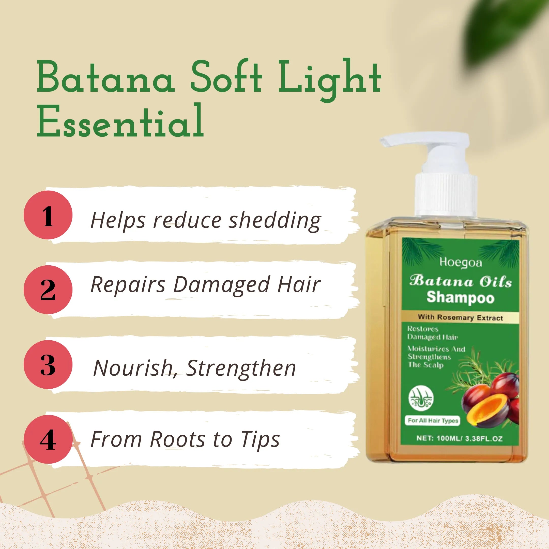 Batana Nourishing Rosemary Hair Growth Shampoo