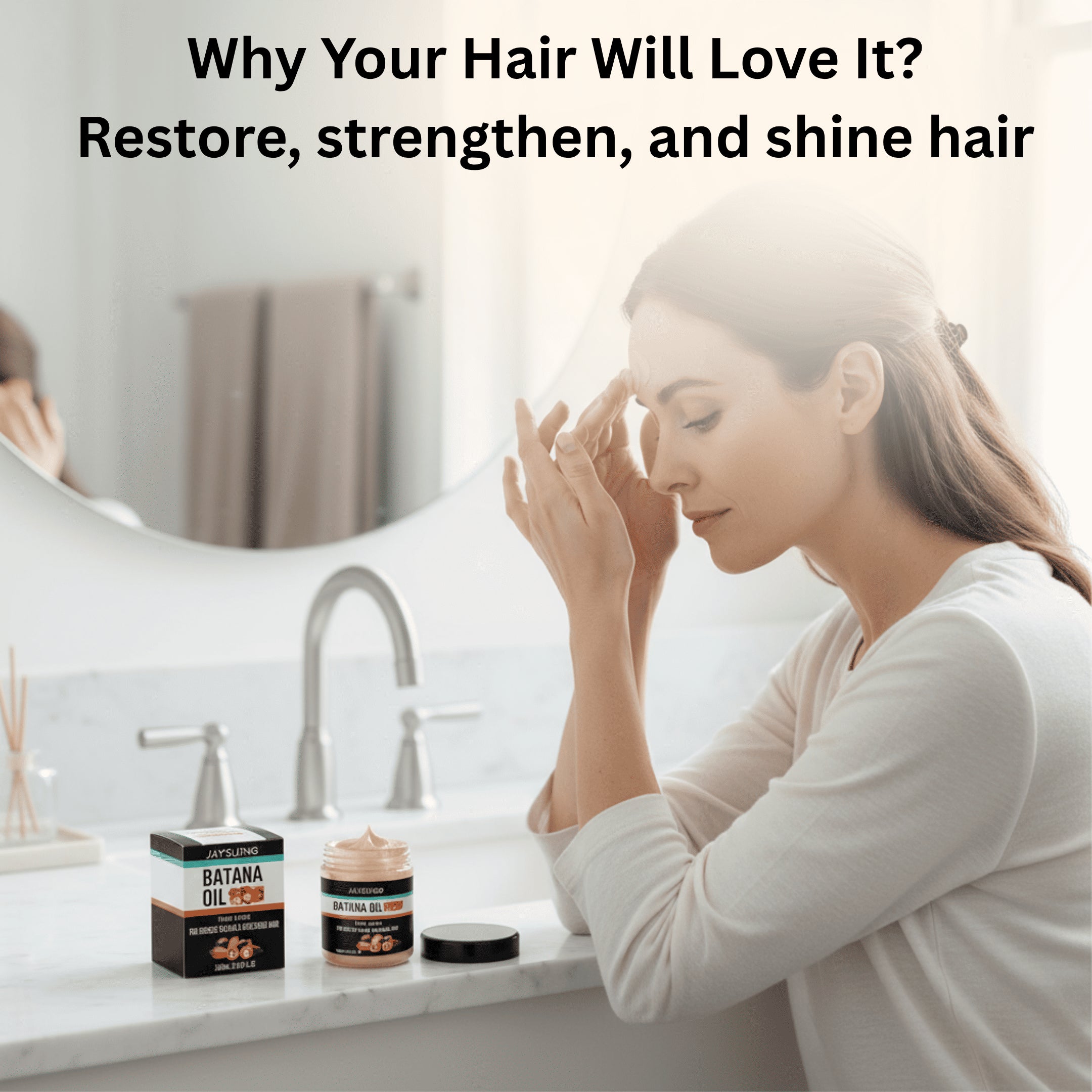 Batana Dense Hair Mask, Deep Moisturizing Repair Dye Perm Hair